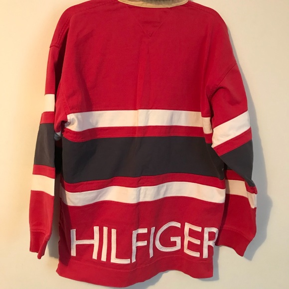 Vintage Tommy Hilfiger color blocked long sleeve - Picture 2 of 4